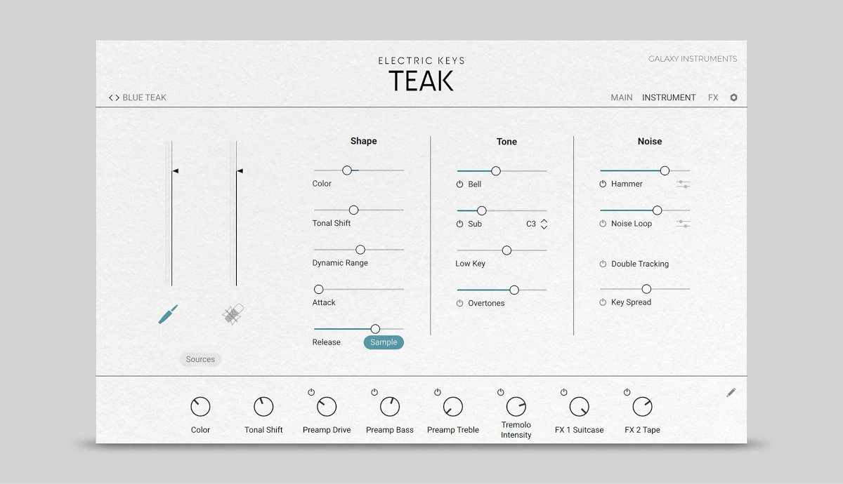 Electric Keys - Timber Duo - UI 6
