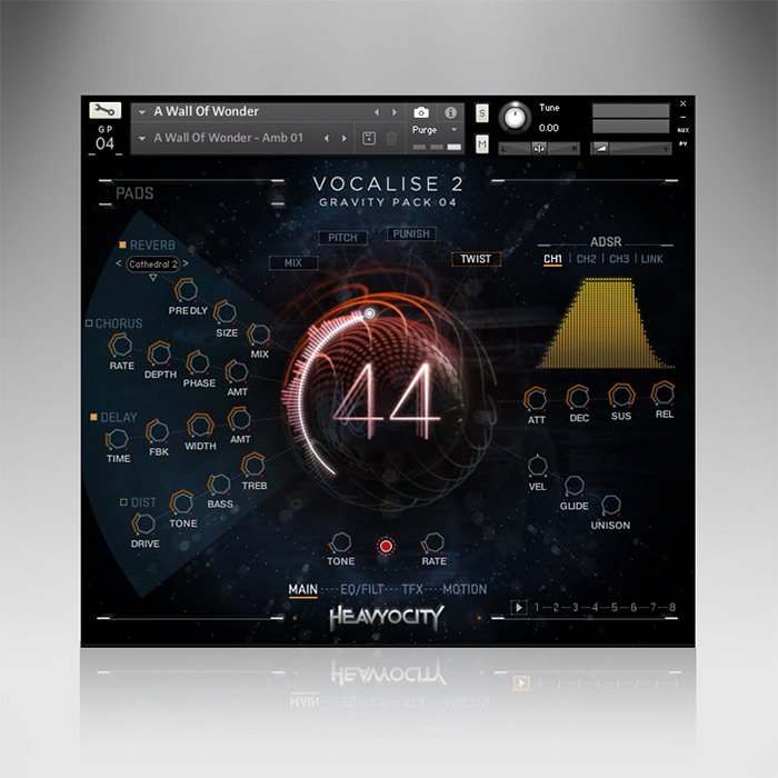 Vocalise 2: Gravity Pack 04 - Twist User Interface