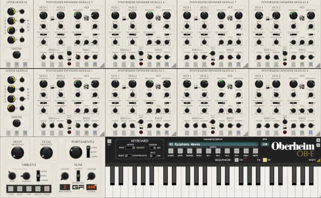 Oberheim OB-E のセールバナー