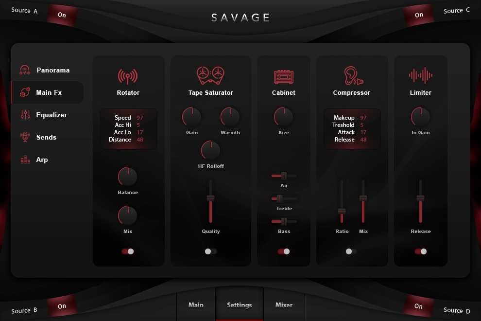 Muze Savage - Main FX