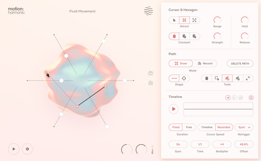 Excite Audio Motion: Harmonic - Draw UI