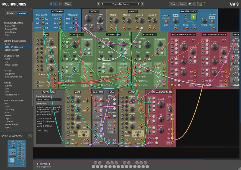 Multiphonics CV-1 Modular Synthesizer