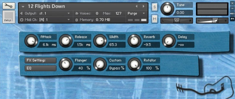 Fractured: Prepared Acoustic Guitar: Flights Down