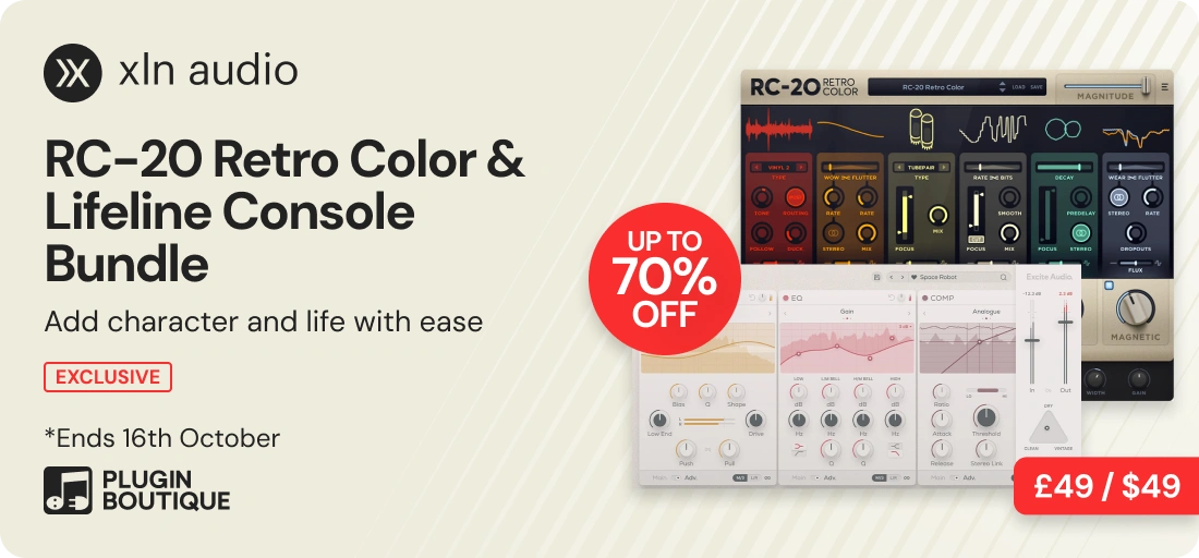 XLN Audio RC-20 & Excite Audio Lifeline Console Bundle Sale (Exclusive)