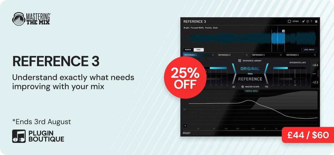 Mastering The Mix REFERENCE 3 'Plugin of the Week' Sale
