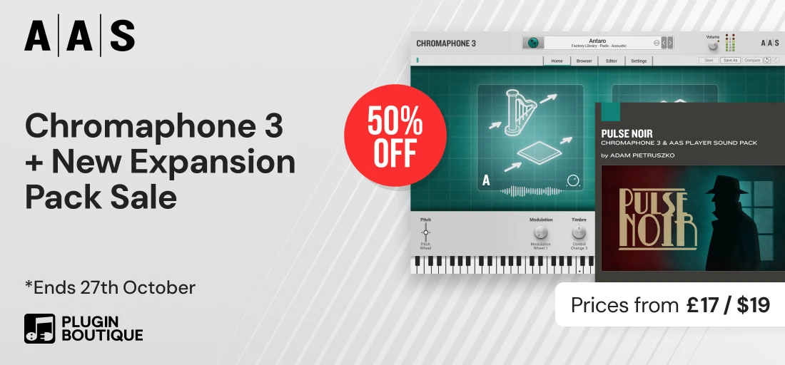AAS Chromaphone 3 + New Expansion Pack Sale