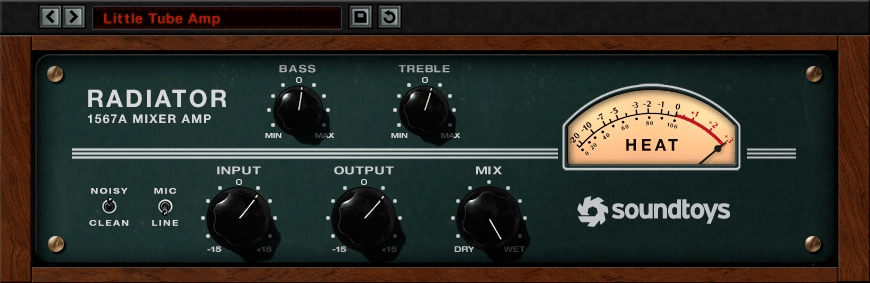 Soundtoys Radiator - User Interface
