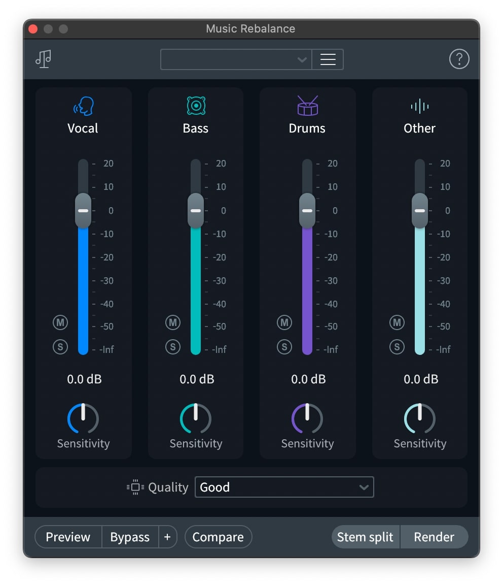 iZotope RX 11 Advanced - Music Rebalance