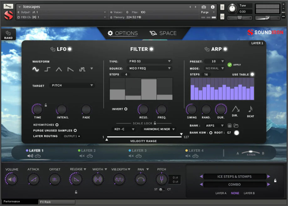 Icescape - UI Advanced