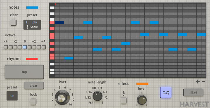 Harvest Mini - User Interface 2