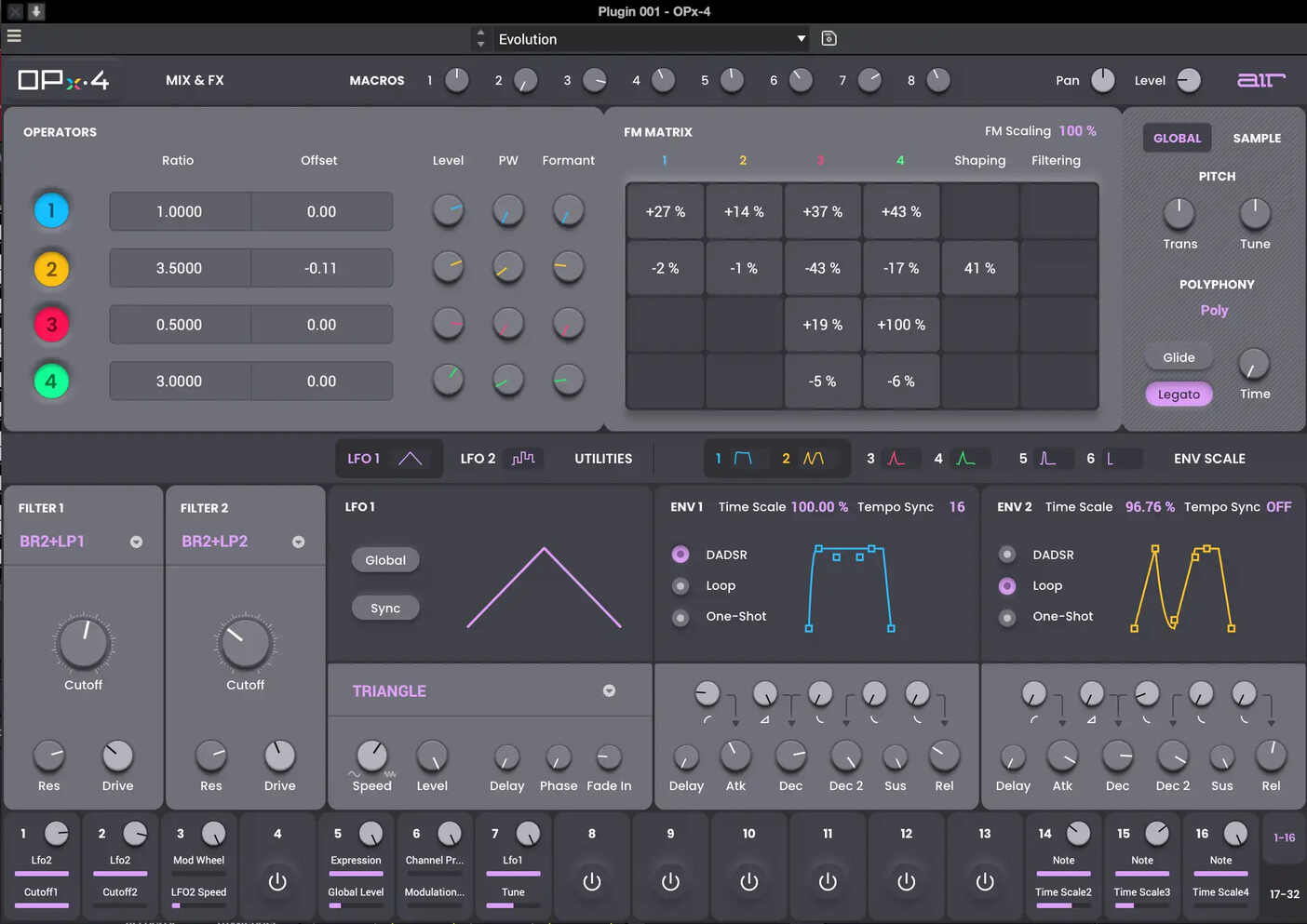 AIR Music OPx-4 - UI