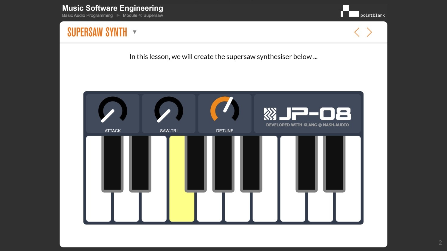 Basic Audio Programming - Synth