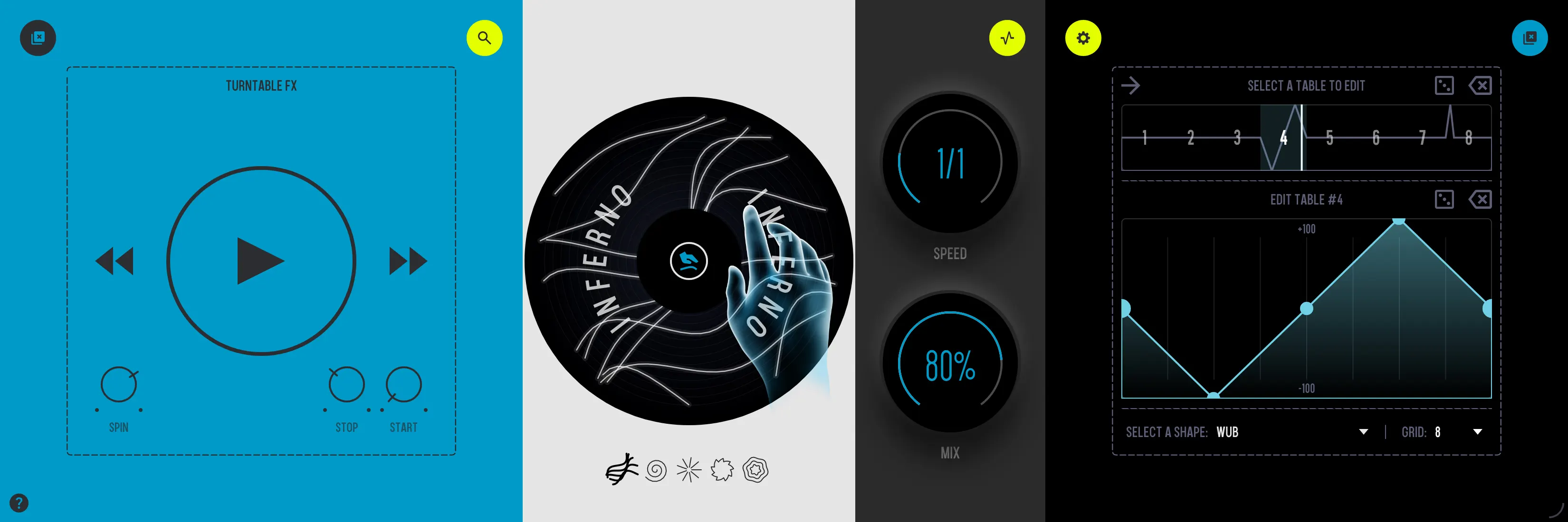 SKR8 - Scratch Engine & 8-Table Turntable Performer