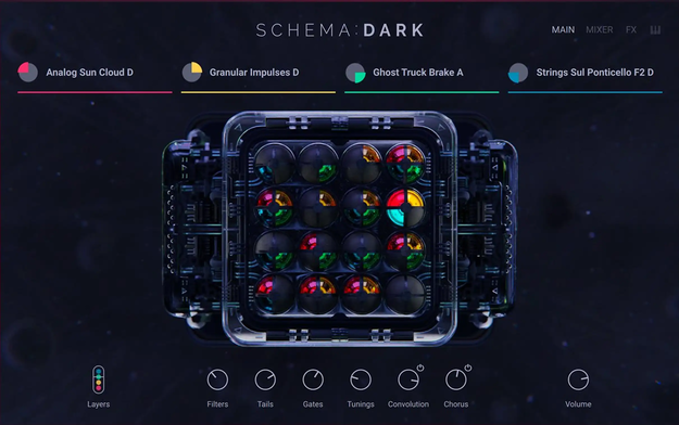 Schema Dark interface