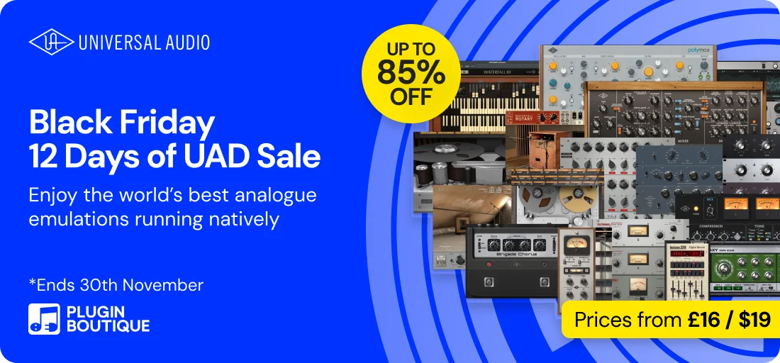 Universal Audio Black Friday '12 Days of UAD' Sale