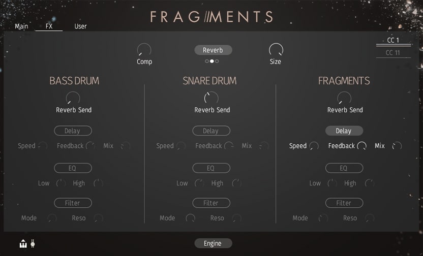 Sonuscore Fragments - Modern Percussion - GUI 2