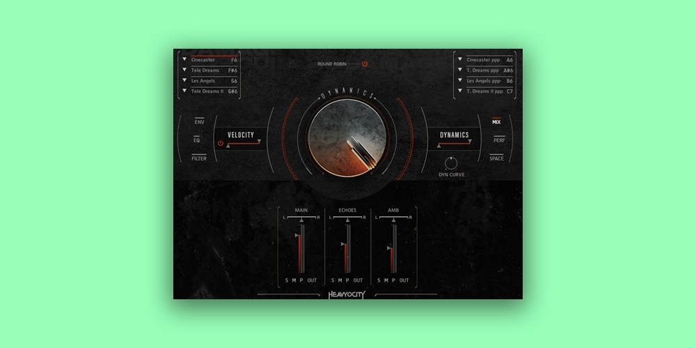 Heavyocity Damage Guitars - UI