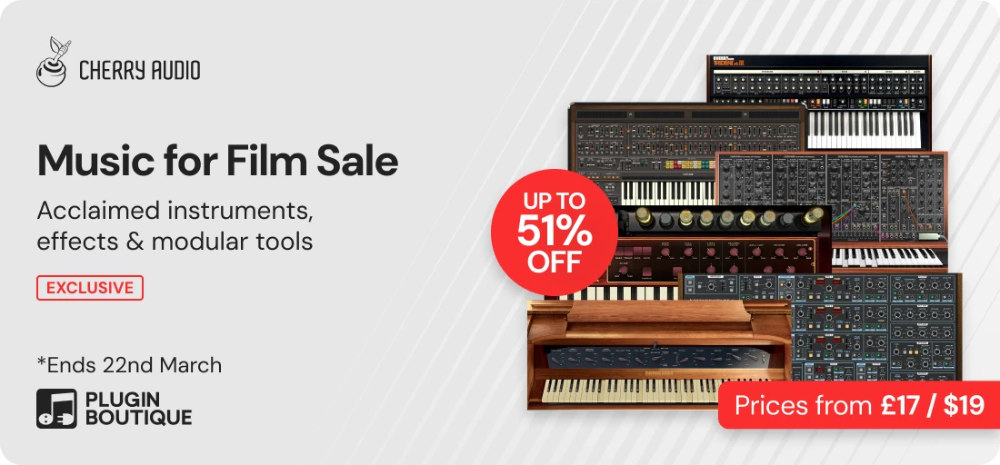 Cherry Audio Music for Film Sale (Exclusive)