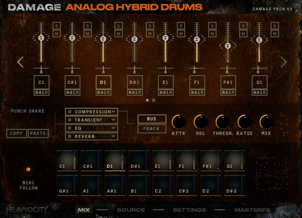 Analog Hybrid Drums - UI 1