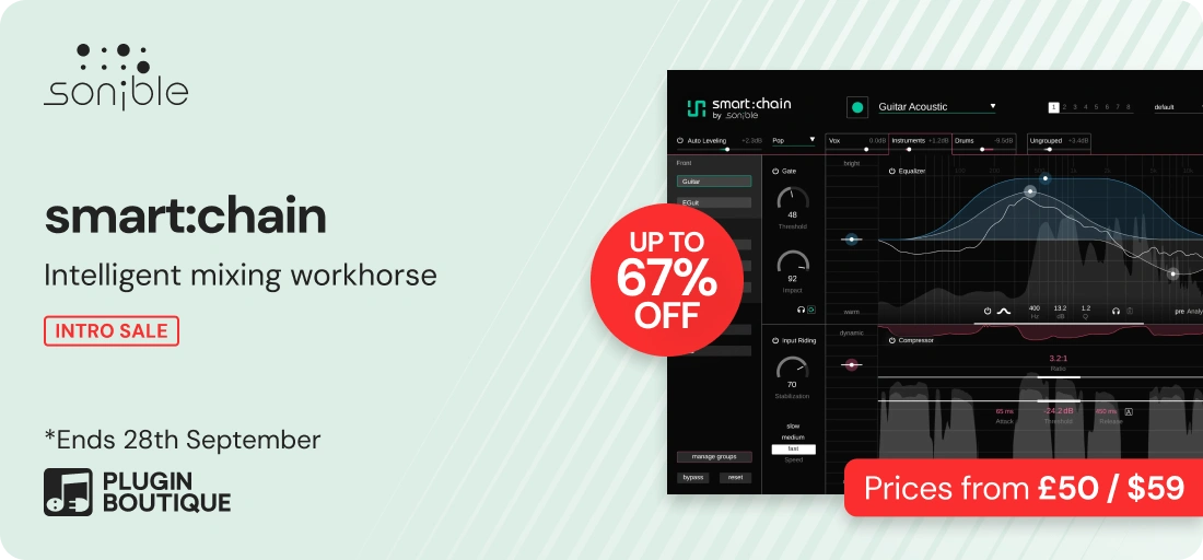 sonible smart:chain Intro Sale