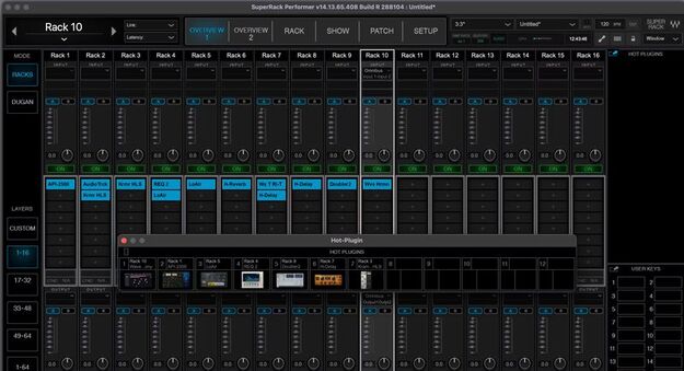 SuperRack Performer screenshot