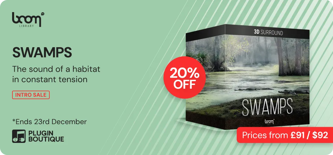 BOOM Swamps Intro Sale