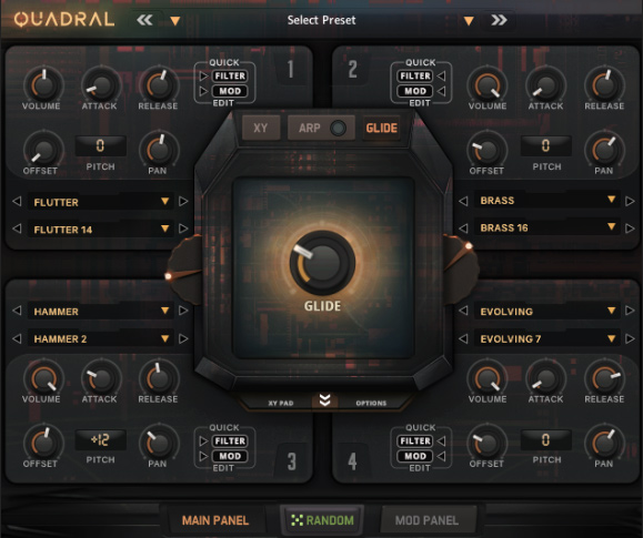 Soundiron - Quadral - Glide UI