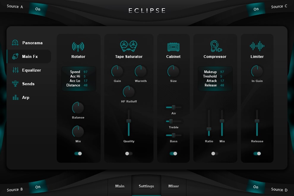 Muze Eclipse - Main FX