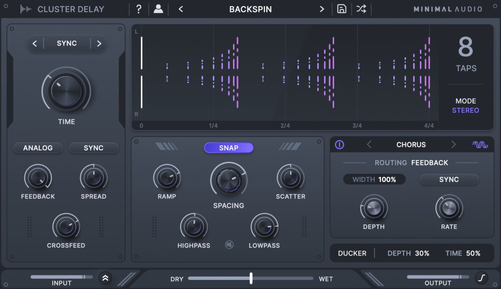 Minimal Audio Cluster Delay - Preset 3