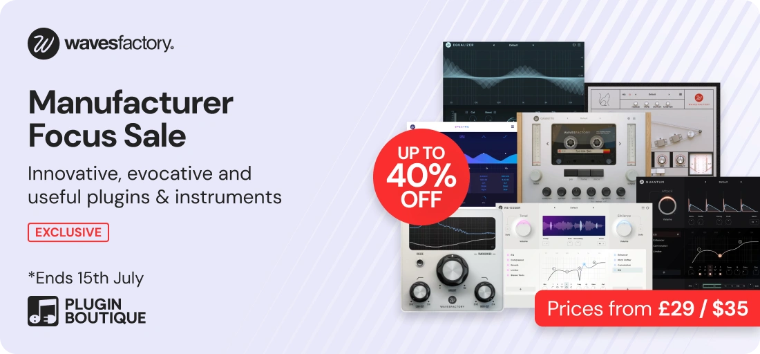 Wavesfactory Manufacturer Focus Sale (Exclusive)