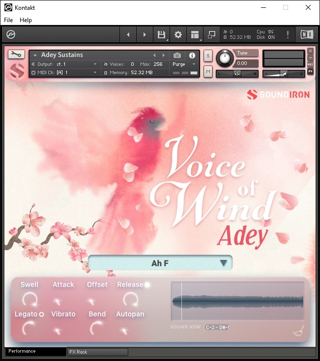 Soundiron Voices Of Wind Collection - Sustain