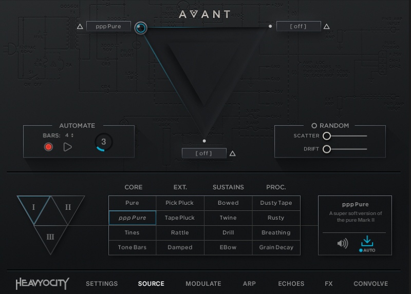 AVANT User Interface 1