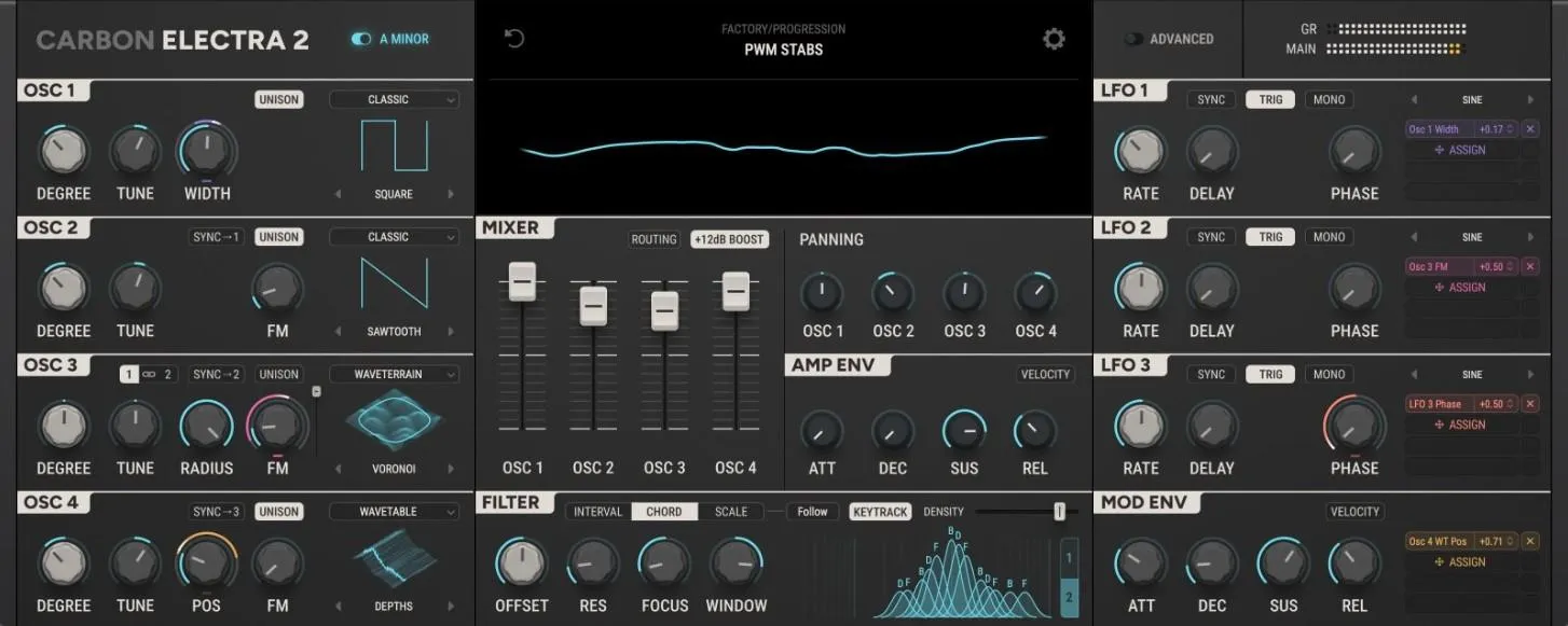 UI - Simple Mode Wavetypes