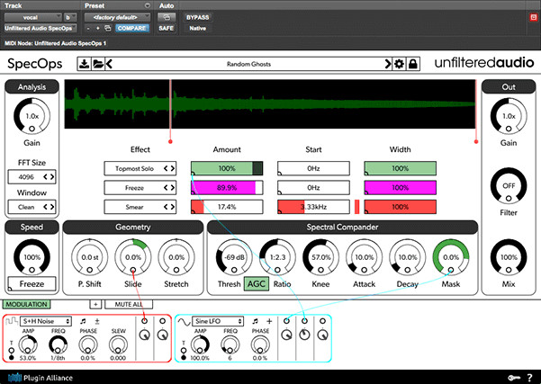 Unfiltered Audio SpecOps - UI 2