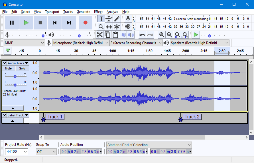 Audacity - Light Theme