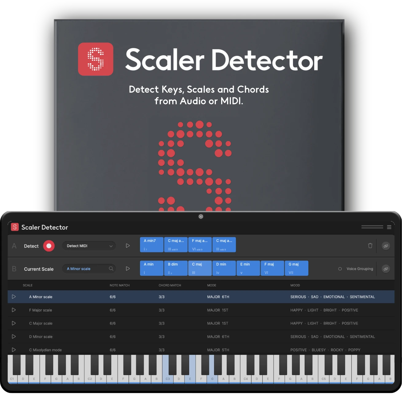 Scaler Music Scaler Detector