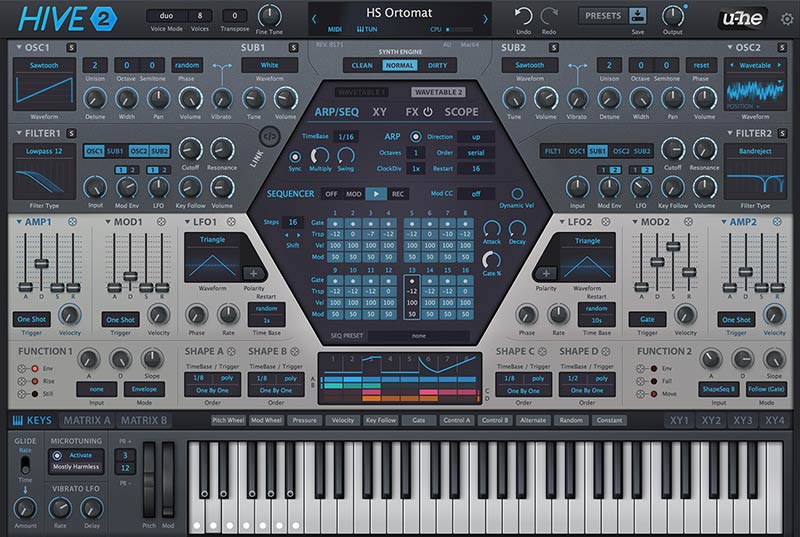 U-he Hive 2 Synth - Arpeggiator 