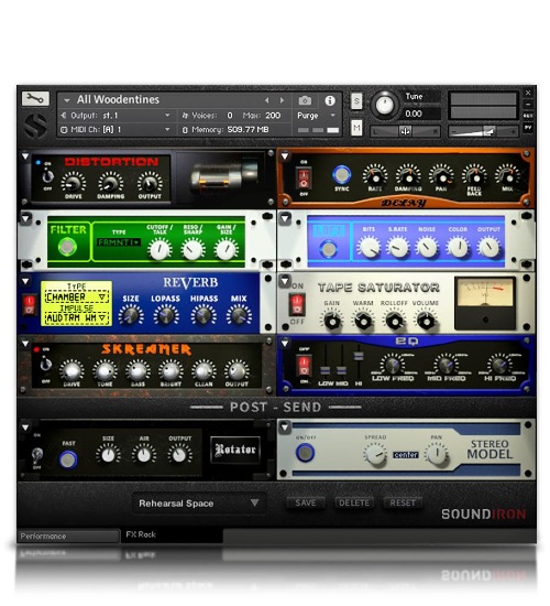 Hopkin Instrumentarium: Woodentines - FX Rack