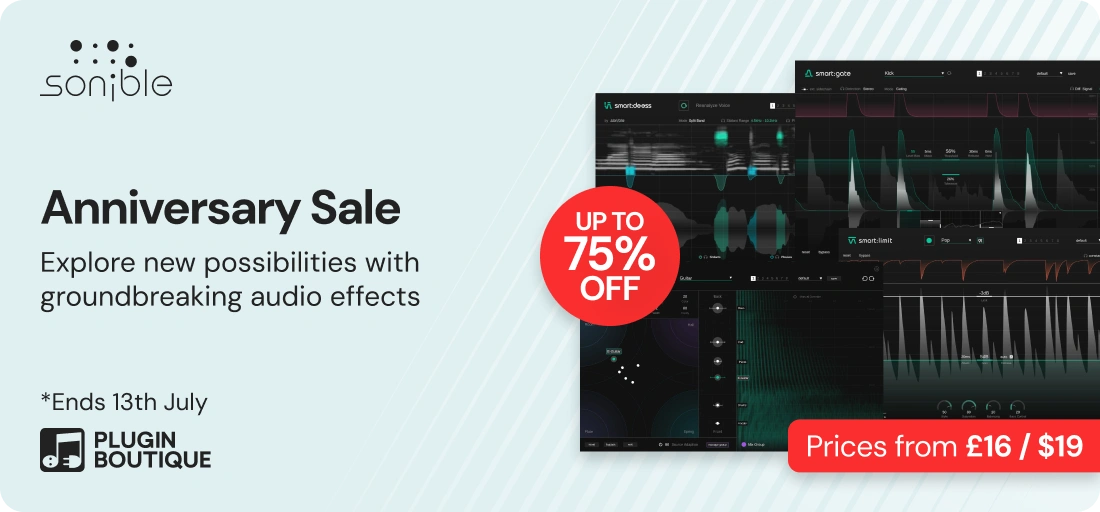 sonible Anniversary Sale