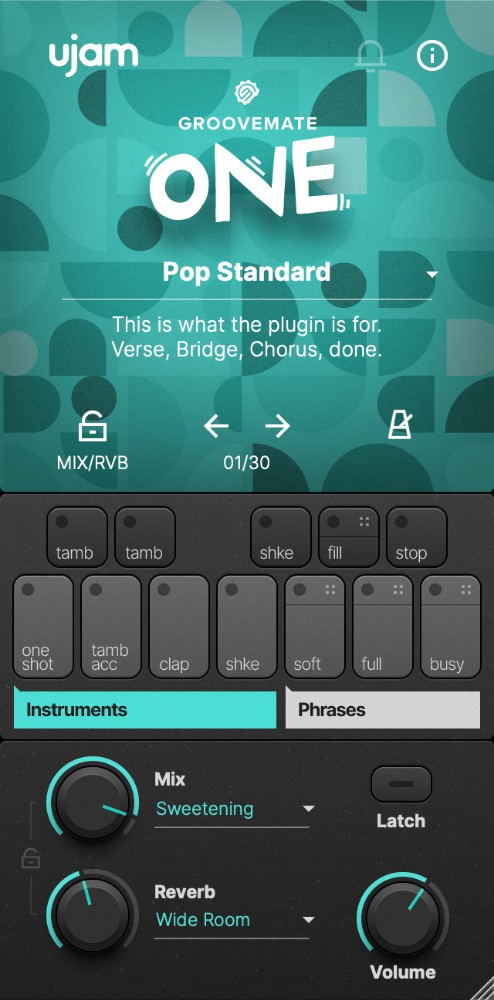 Groovemate ONE - User Interface