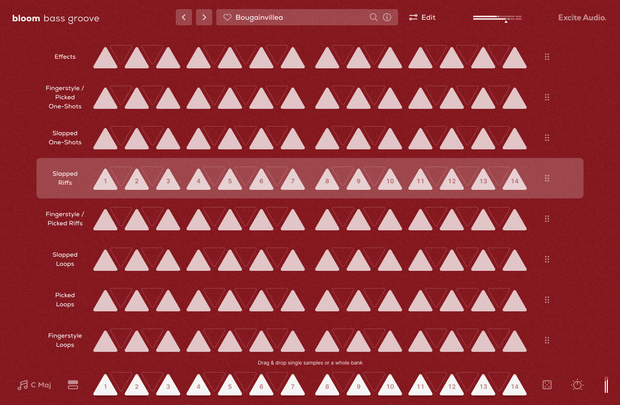 Bloom Bass Groove - Banks Page