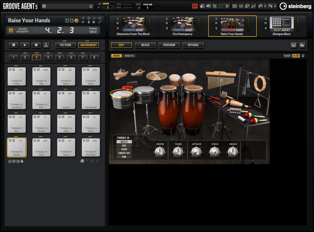 Groove Agent 5 - Multi Agent Percussion Agent