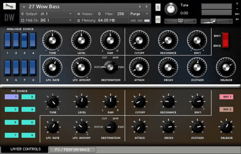 Loot Audio Bass Machine - User Interface
