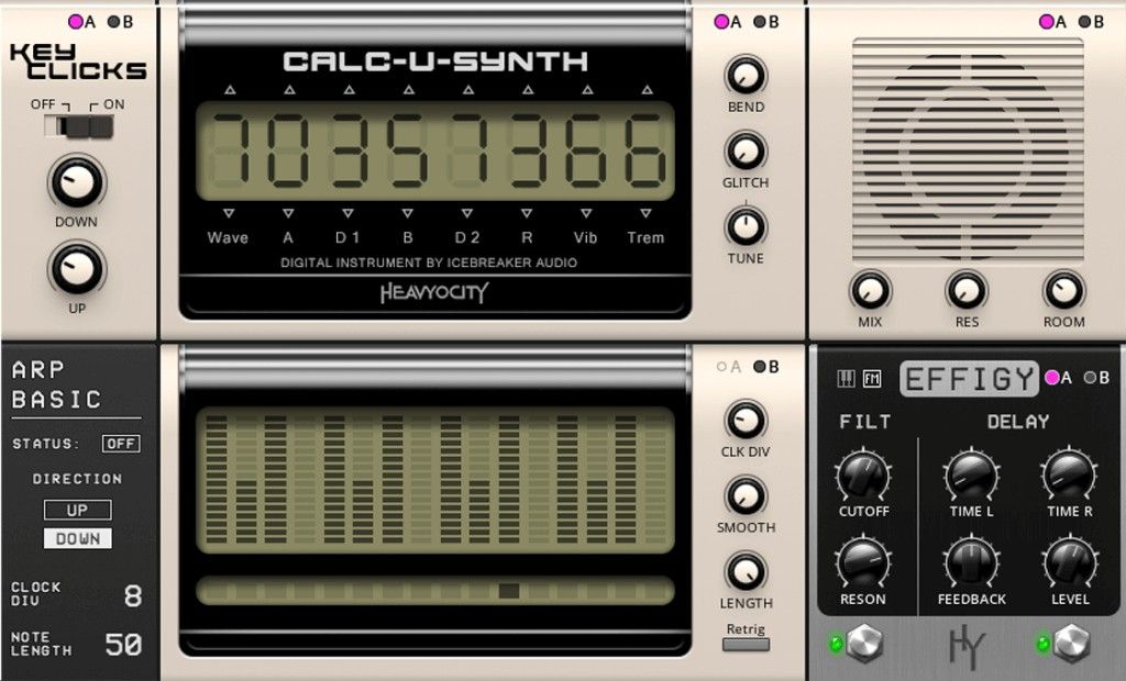 Calc-U-Synth User Interface 1