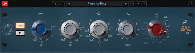 Antelope Audio BAE-1073 GUI