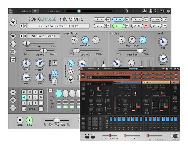 Microtonic + Vintage Tonic Free screenshot