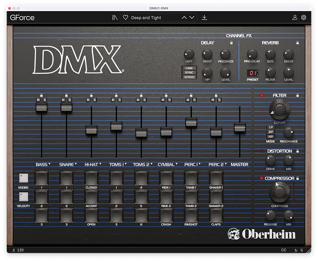 Oberheim DMX screenshot