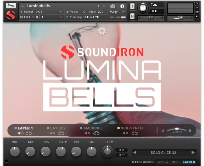 Luminabells - Main UI