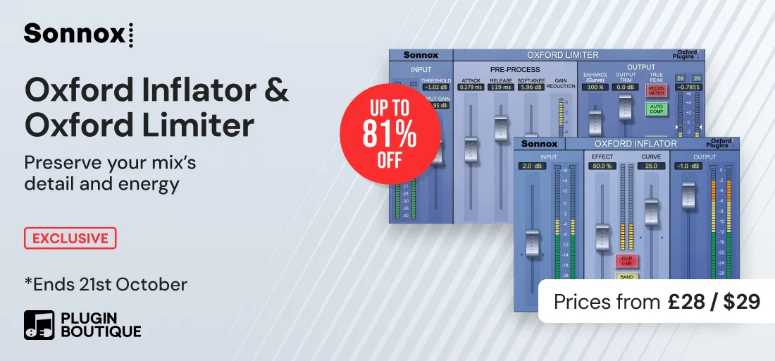 Sonnox Oxford Inflator & Oxford Limiter IMSTA Sale (Exclusive)