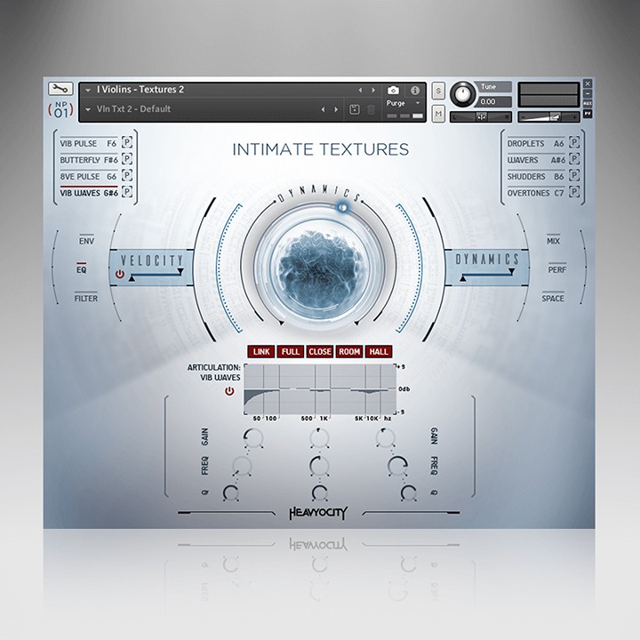 Intimate Textures EQ User Interface